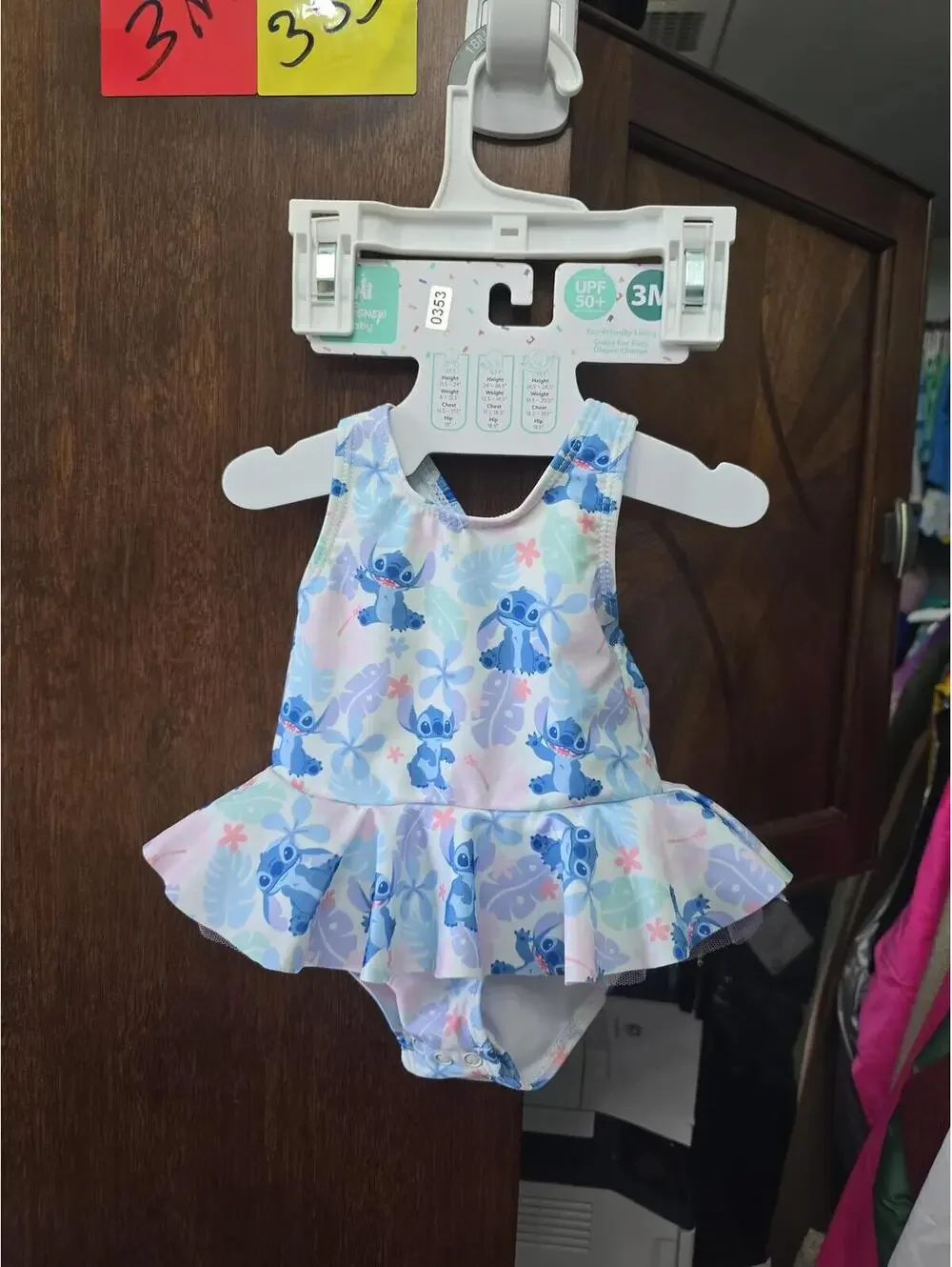 3m brand new disney baby stitch swimsuit item 353